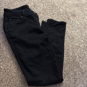 Ann Taylor Black Skinny Jeans Sleek Fit